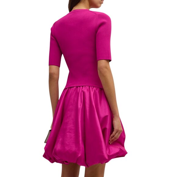 SIMKHAI  Kenny Ribbed Bubble Mini Dress Size XS NEW - Picture 9 of 13